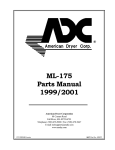 American Dryer Corp. ML-175 User's Manual