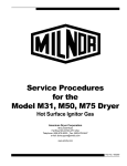 American Dryer Corp. M31 User's Manual