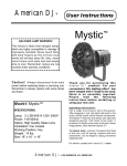 American DJ Mystic User's Manual