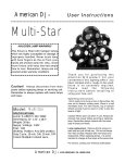American DJ Multi-Star User's Manual