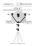 American DJ LTS-2 User's Manual