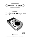 American Audio Pro Scratch 1 User's Manual