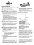 American Aldes Hood Liner User's Manual