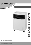 Amcor Air Cooler & Heater AC 706 AM User's Manual