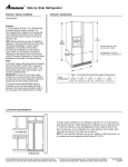 Amana ASD2522WR User's Manual