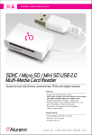 Aluratek Micro SD User's Manual