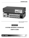 Altinex VA6835FC User's Manual
