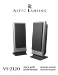 Altec Lansing VS2120 User's Manual