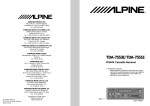 Alpine TDA-7551E User's Manual