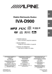 Alpine IVA-D900 User's Manual
