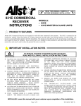 Allstar Products Group 831E User's Manual