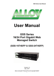 Alloy Computer Products GSS-24T4SFP User's Manual