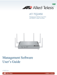 Allied Telesis AT-TQ2450 User's Manual