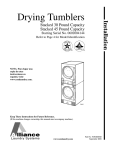 Alliance Laundry Systems T477C User's Manual