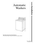 Alliance Laundry Systems LWK74A-3050 User's Manual