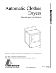 Alliance Laundry Systems D715I User's Manual