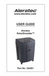 Aleratec 240201 User's Manual