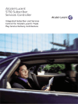 Alcatel-Lucent 5750 SSC User's Manual