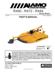 Alamo RX60 User's Manual