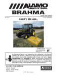 Alamo Brahma 02968822P User's Manual