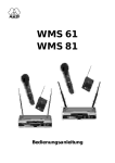 AKG Acoustics WMS 61 User's Manual