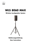 AKG Acoustics WLS 8060 MAX User's Manual