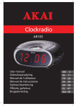 Akai AR105 User's Manual