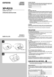 Aiwa XP-R210 User's Manual