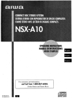Aiwa NSX-A10 User's Manual