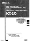 Aiwa LCX-350 User's Manual