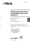 Aiwa CDC-X504MP User's Manual