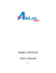 Airlink101 AP411W User's Manual