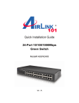 Airlink101 AGSW2400 User's Manual