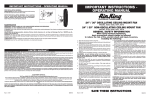 Air King NON-OSCILLATING 9330 User's Manual