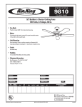 Air King 9810 User's Manual