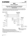 Aiphone NHX NH-1SA-ACB-BLU User's Manual