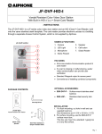 Aiphone JF-DVF-HID-I User's Manual