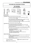 Aiphone GF-VBC GF-1D User's Manual