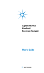 Agilent Technologies N9340A User's Manual