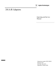 Agilent Technologies Video Gaming Accessories 281 A User's Manual