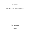 Agilent Technologies Cell Phone S GSM User's Manual