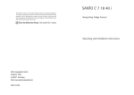 AEG SANTO C 7 18 40 I User's Manual