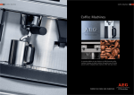 AEG Coffee Machines User's Manual