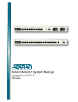 ADTRAN MX410 User's Manual