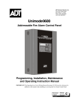 ADT Security Services Unimode 9600 User's Manual