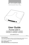 Addonics Technologies PUDDESP User's Manual