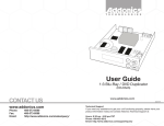 Addonics Technologies DDU3SAS User's Manual