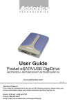 Addonics Technologies AEPDDESUWP-X User's Manual