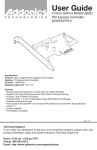 Addonics Technologies addonics ad2sagpx1 User's Manual