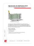 ADC High Density Position Panel LSX 288 User's Manual